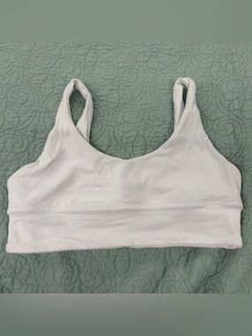 lululemon athletica White Wireless Sports Bralette